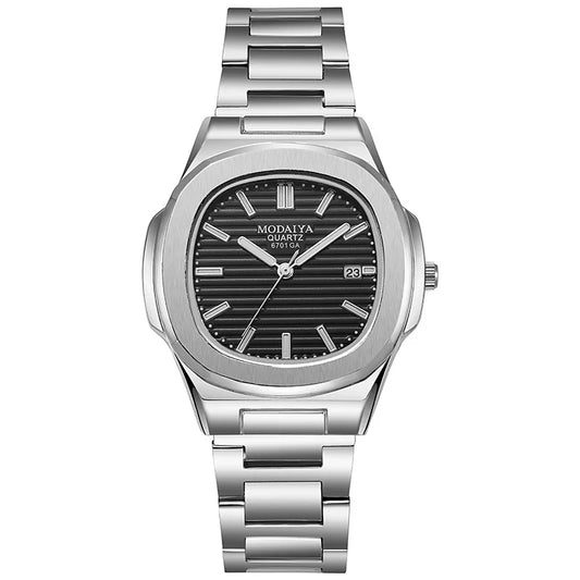 New Luxury Men Quartz Watches Automatic Date Watch Man Stainless Steel Sport Chronograph Watch for Men Clock Reloj Hombre